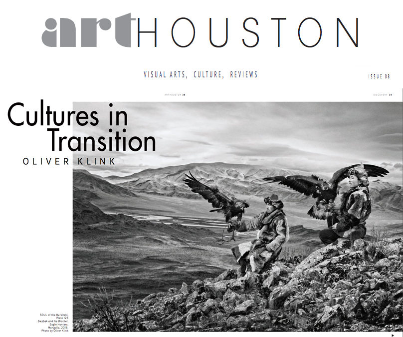 Cultures in Transition featured in the artHouston Magazine